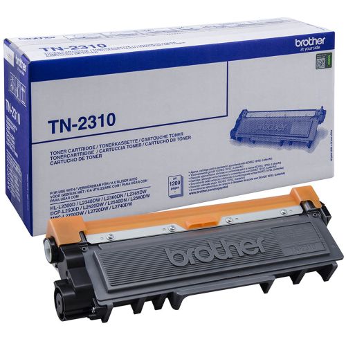 BROTHER Toner preto L2300D/L2340DW/L2360DN/L2365DW/L2540/L2700 1.200 Pag , Brother , BROTN2310 , 4977766738965